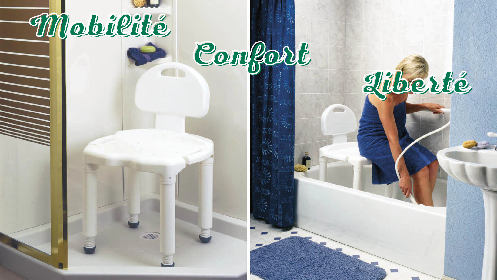 Location de banc de bain et douche