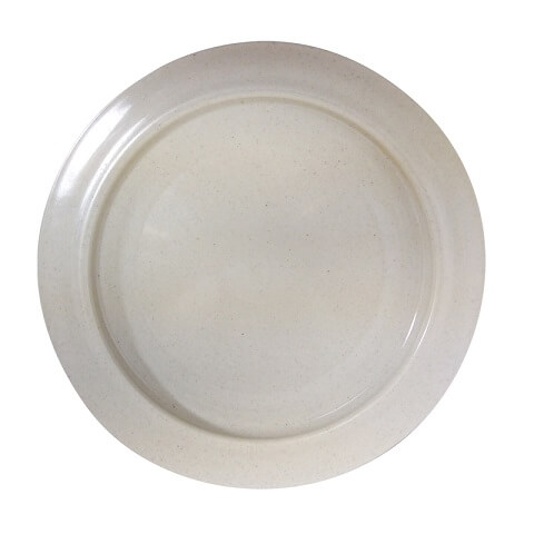 Assiette à rebord