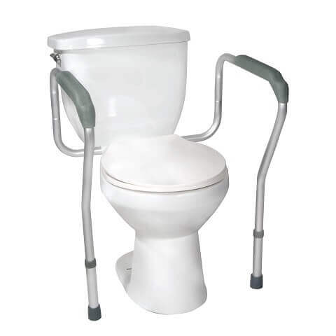 Appuis sécuritaires pour toilette