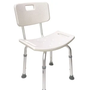 BANC DE BAIN AVEC DOSSIER CAPACITÉ 300LBS SIÈGE BANANE